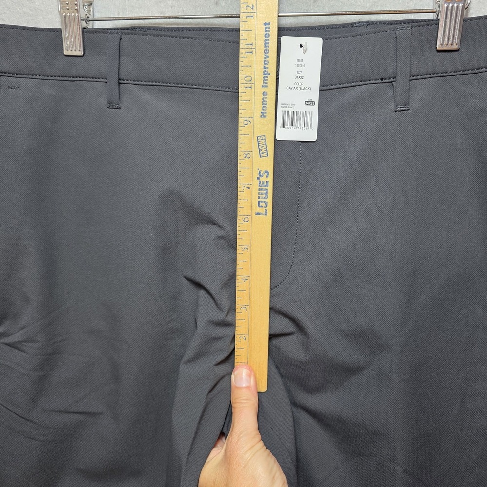 Banana Republic Emerson Chino‎ Pants Mens 34x32 Straight Fit Black NWT - Picture 14 of 16